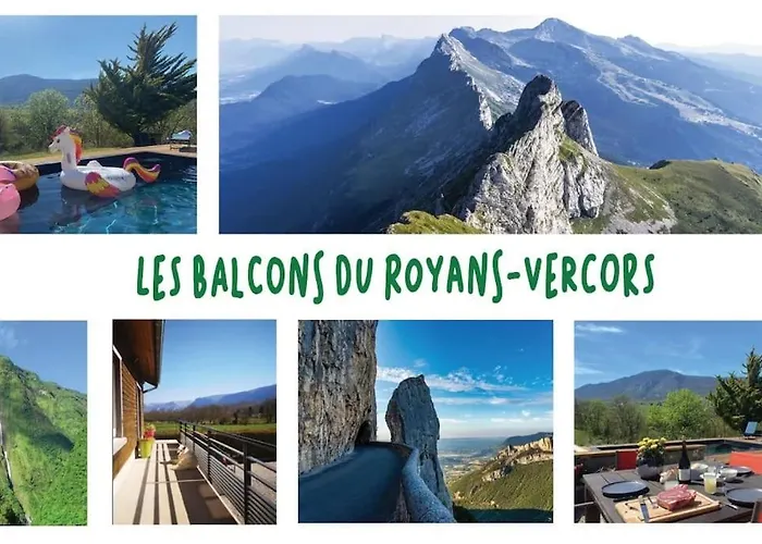 Balcons Du Royans.Logement Entier Piscine