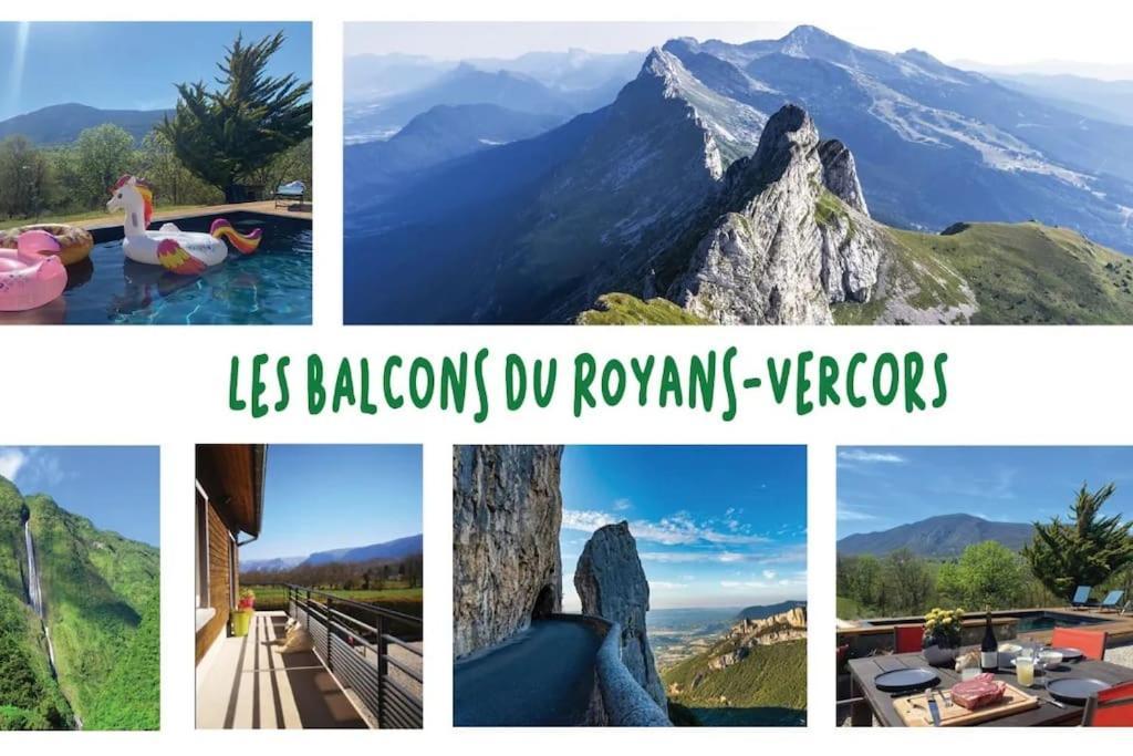 Balcons Du Royans.logement Entier Piscine * Saint-Jean-en-Royans